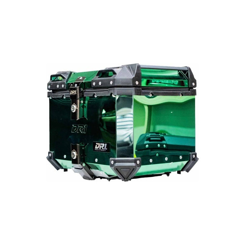 Maletero Baul Verde Dr1 Adventure 45 Litros Alupro