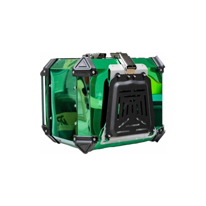 Maletero Baul Verde Dr1 Adventure 45 Litros Alupro