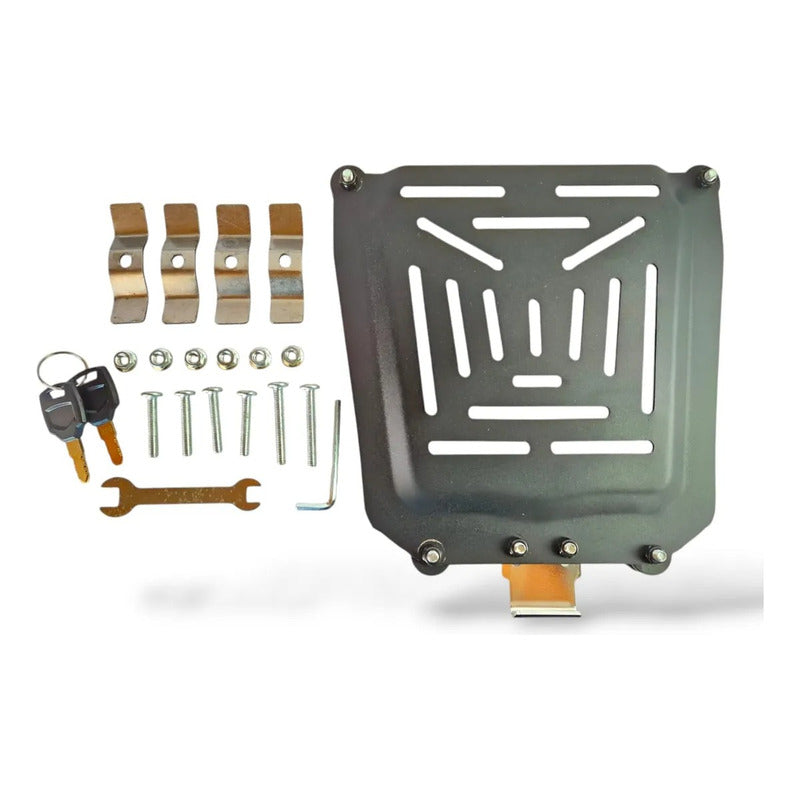 Maletero Baul Verde Dr1 Adventure 45 Litros Alupro