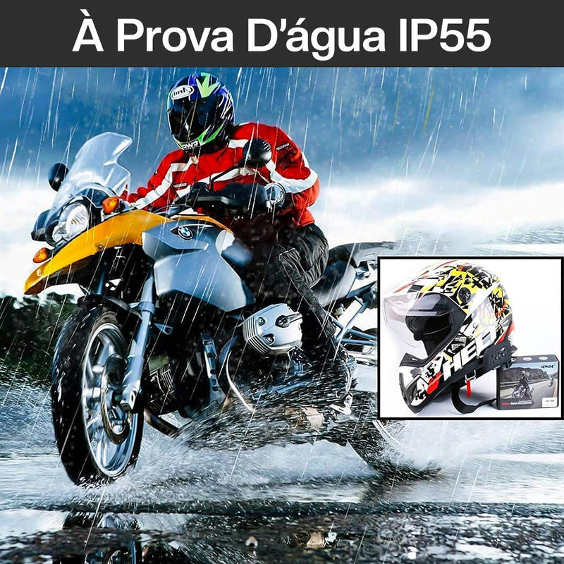 Intercomunicador Casco Moto Ejeas V6 PRO+