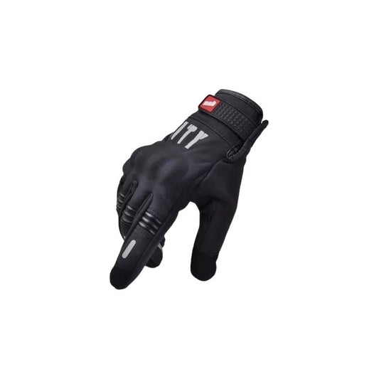 Guantes Para Moto City Táctiles Térmicos Protección Negro