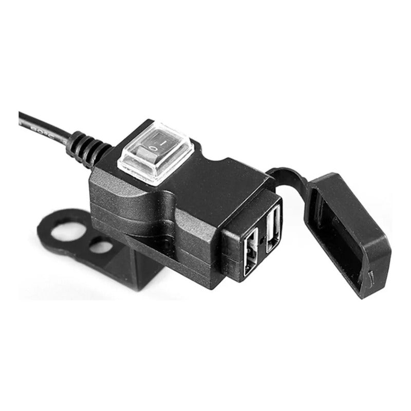 Cargador Para Moto Celular Doble Puerto Usb
