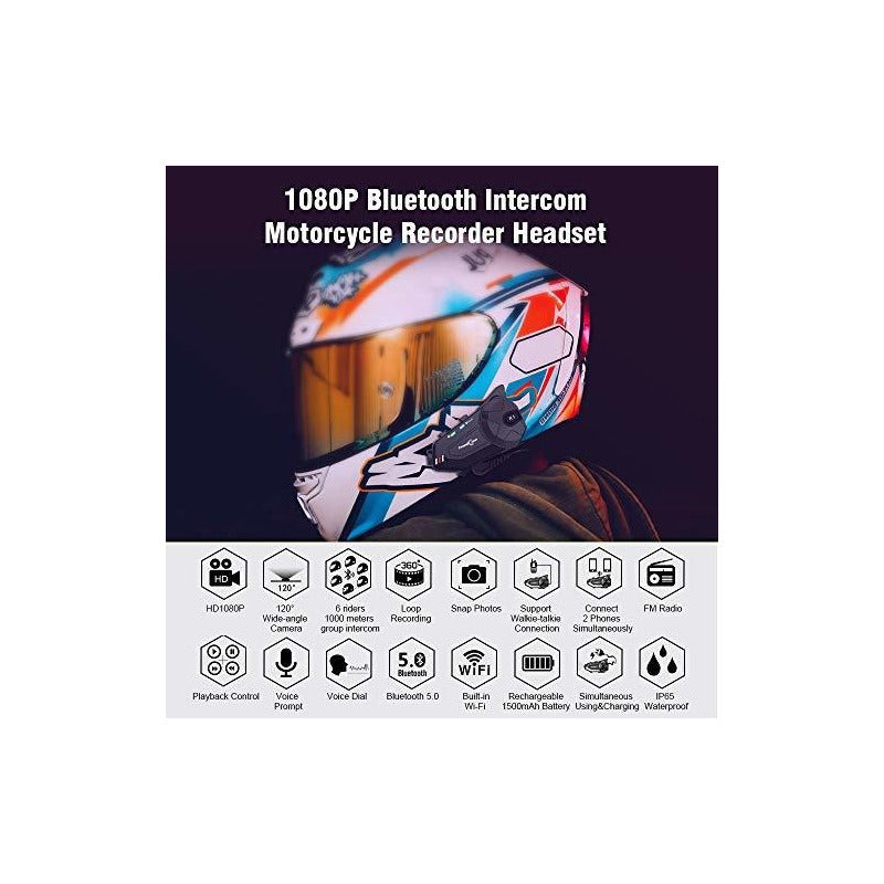 Intercomunicador Para Motos Freedconn R1 plus