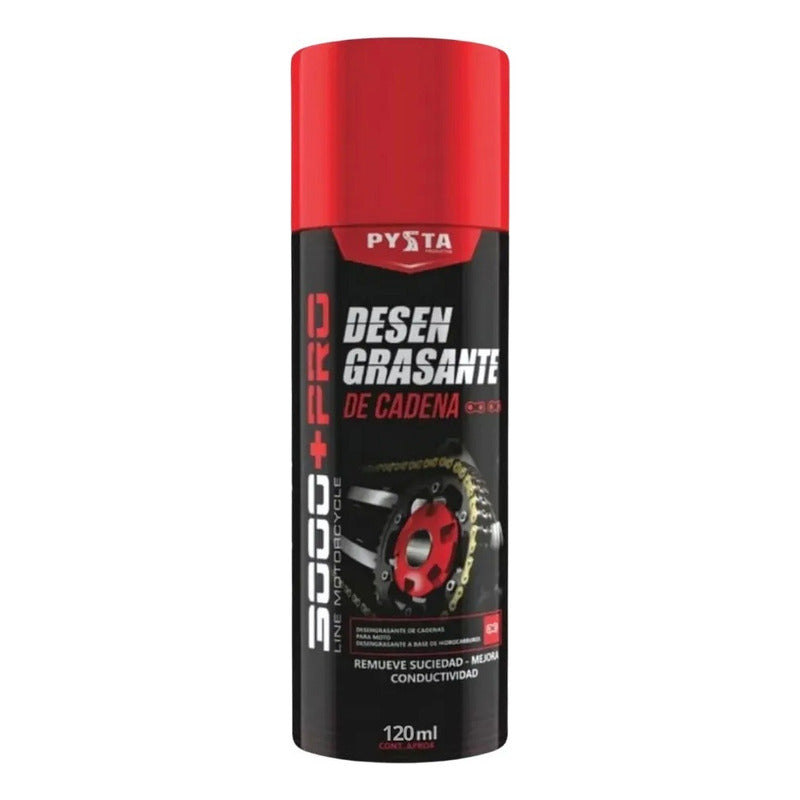 Desengrasante De Cadena Para Moto Pysta 120 Ml