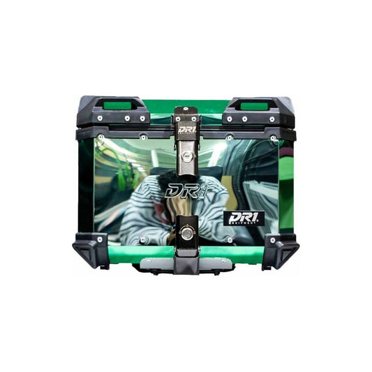 Maletero Baul Verde Dr1 Adventure 45 Litros Alupro