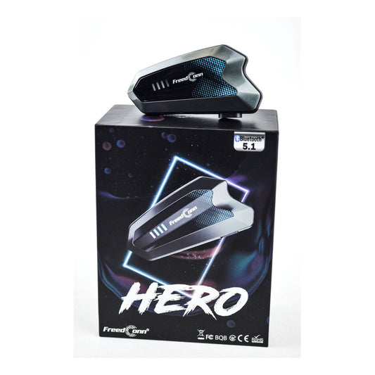 Intercomunicador Casco Moto Freedconn Hero, Bluetooth 5.1