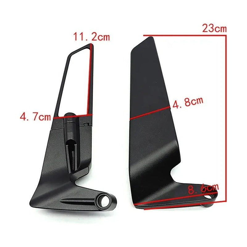 Espejos Aleron Naked Para Moto Universal Lujo
